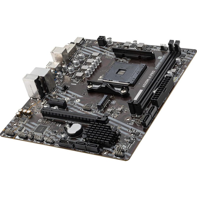 Tarjeta Madre MSI A520M-A PRO AM4 Micro ATX DDR4 HDMI DVI M.2 para Procesadores AMD Ryzen Tarjeta Madre MSI A520M-A PRO AM4 Micro ATX DDR4 HDMI DVI M.2 para Procesadores AMD Ryzen