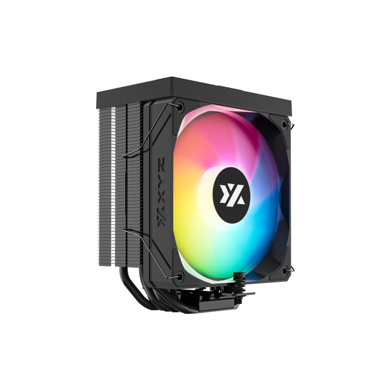 Enfriamiento para CPU XYZ Thermax 4 Pulsar ARGB Negro 120mm 1800 RPM Compatible Intel y AMD Enfriamiento para CPU XYZ Thermax 4 Pulsar ARGB Negro 120mm 1800 RPM Compatible Intel y AMD