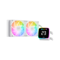 Enfriamiento Líquido XYZ Aquapulse AIO 240mm ARGB Blanco con Pantalla Digital 2500 RPM para CPU Enfriamiento Líquido XYZ Aquapulse AIO 240mm ARGB Blanco con Pantalla Digital 2500 RPM para CPU