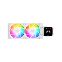 Enfriamiento Líquido XYZ Aquapulse AIO 240mm ARGB Blanco con Pantalla Digital 2500 RPM para CPU Enfriamiento Líquido XYZ Aquapulse AIO 240mm ARGB Blanco con Pantalla Digital 2500 RPM para CPU