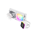 Enfriamiento Líquido XYZ Aquapulse AIO 240mm ARGB Blanco con Pantalla Digital 2500 RPM para CPU Enfriamiento Líquido XYZ Aquapulse AIO 240mm ARGB Blanco con Pantalla Digital 2500 RPM para CPU