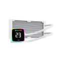 Enfriamiento Líquido XYZ Aquapulse AIO 240mm ARGB Blanco con Pantalla Digital 2500 RPM para CPU Enfriamiento Líquido XYZ Aquapulse AIO 240mm ARGB Blanco con Pantalla Digital 2500 RPM para CPU
