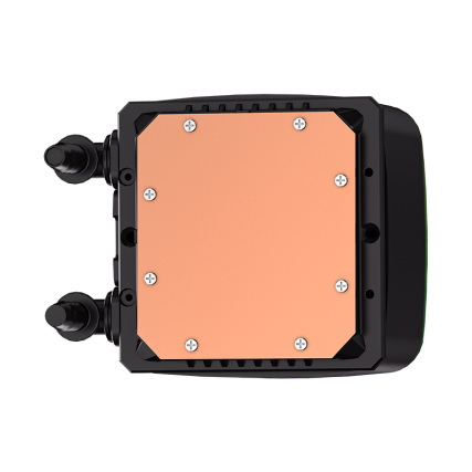 Enfriamiento Líquido XYZ Aquapulse AIO 240mm ARGB Negro con Pantalla Digital y Bomba 2500 RPM