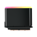 Enfriamiento Líquido XYZ Aquapulse AIO 240mm ARGB Negro con Pantalla Digital y Bomba 2500 RPM