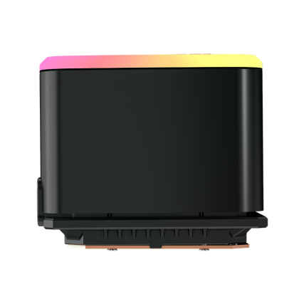 Enfriamiento Líquido XYZ Aquapulse AIO 240mm ARGB Negro con Pantalla Digital y Bomba 2500 RPM