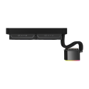 Enfriamiento Líquido XYZ Aquapulse AIO 240mm ARGB Negro con Pantalla Digital y Bomba 2500 RPM