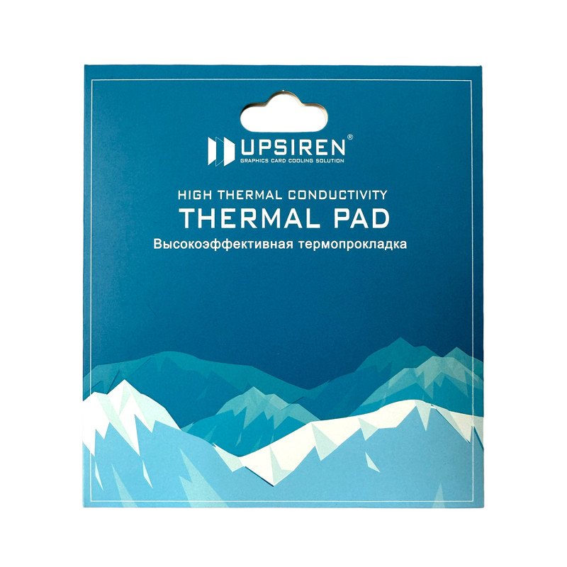 Pad térmico UPSIREN 16W/mK 100x100mm 1.0mm alta conductividad térmica CPU GPU VRAM