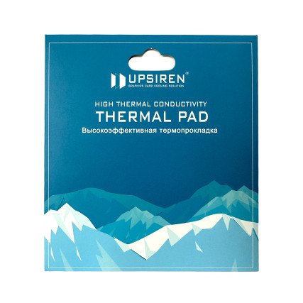 Pad térmico UPSIREN 16W/mK 100x100mm 1.0mm alta conductividad térmica CPU GPU VRAM