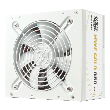 Fuente de Poder Cooler Master MWE Gold V3 850W White ATX 3.1 80 Plus Gold Modular PCIe 5.1