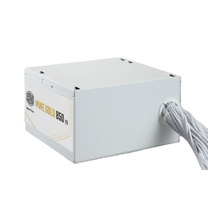 Fuente de Poder Cooler Master MWE Gold V3 850W White ATX 3.1 80 Plus Gold Modular PCIe 5.1