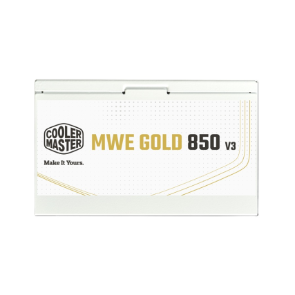 Fuente de Poder Cooler Master MWE Gold V3 850W White ATX 3.1 80 Plus Gold Modular PCIe 5.1