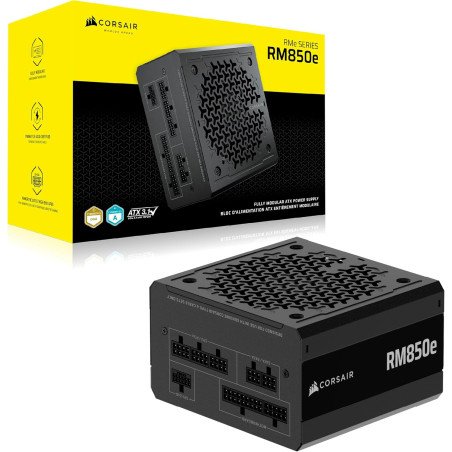 Fuente de Poder Corsair RM850e 850W 80 Plus Gold Modular ATX 3.1 PCIe 5.1 Negra