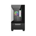 Gabinete Cooler Master Elite 490 Black Micro ATX con Vidrio Templado ARGB USB-C E490-KHNN-S00