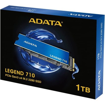 SSD ADATA Legend 710 NVMe M.2 1TB PCIe 3.0 Unidad de Estado Sólido de Alto Rendimiento