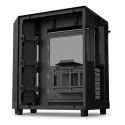 Gabinete NZXT H6 Flow Black Mid Tower ATX de Doble Cámara Compacta con Alto Flujo de Aire