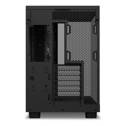 Gabinete NZXT H6 Flow Black Mid Tower ATX de Doble Cámara Compacta con Alto Flujo de Aire