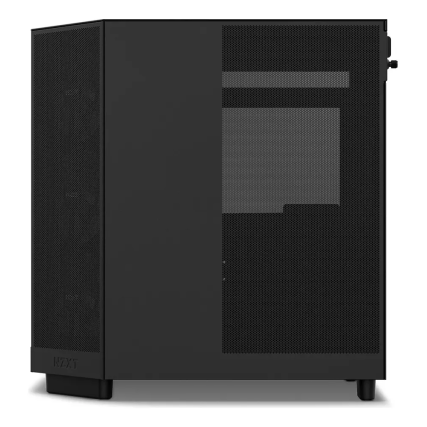 Gabinete NZXT H6 Flow Black Mid Tower ATX de Doble Cámara Compacta con Alto Flujo de Aire