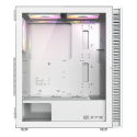 Gabinete XYZ Airone 100 Mesh White ATX con 6 Ventiladores ARGB y Panel de Cristal Templado