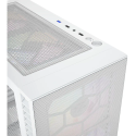 Gabinete XYZ Airone 100 Mesh White ATX con 6 Ventiladores ARGB y Panel de Cristal Templado