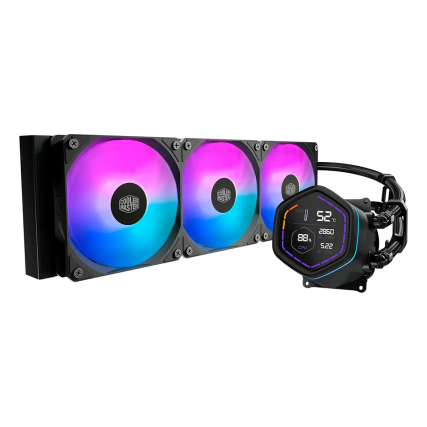 Enfriamiento Líquido Cooler Master MasterLiquid Core NEX Digital 360 ARGB Negro 360mm para Intel y AMD