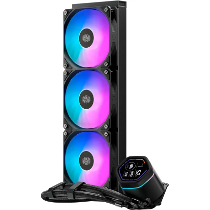 Enfriamiento Líquido Cooler Master MasterLiquid Core NEX Digital 360 ARGB Negro 360mm para Intel y AMD