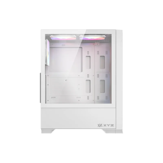Gabinete XYZ Airone 300-X Mesh White ATX con 6 Ventiladores 120mm Alto Flujo de Aire