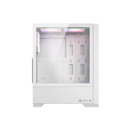 Gabinete XYZ Airone 300-X Mesh White ATX con 6 Ventiladores 120mm Alto Flujo de Aire