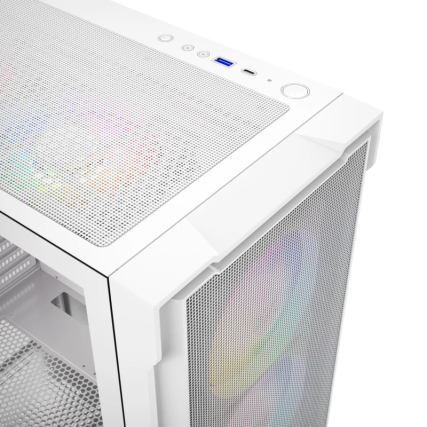 Gabinete XYZ Airone 300-X Mesh White ATX con 6 Ventiladores 120mm Alto Flujo de Aire