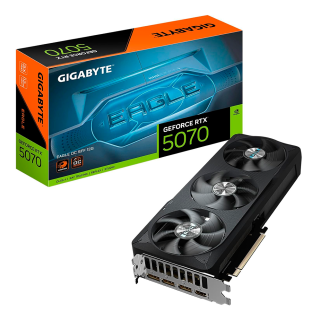 Tarjeta de Video Gigabyte GeForce RTX 5070 Eagle OC 12GB GDDR7 PCIe 5.0 HDMI 3 DisplayPort Triple Fan