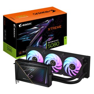Tarjeta de Video Gigabyte AORUS GeForce RTX 5080 16GB GDDR7 PCIe 5.0 HDMI 3 DisplayPort Triple Fan
