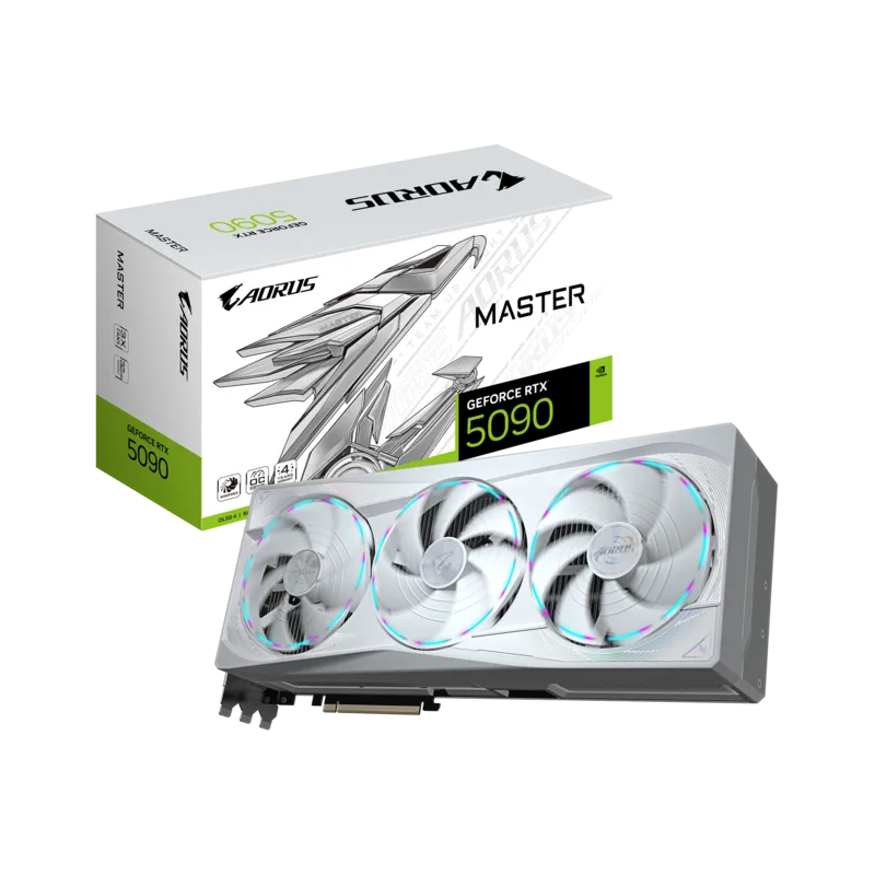 Tarjeta de Video Gigabyte AORUS GeForce RTX 5090 ICE 32GB GDDR7 PCIe 5.0 HDMI DisplayPort Triple Fan Tarjeta de Video Gigabyte AORUS GeForce RTX 5090 ICE 32GB GDDR7 PCIe 5.0 HDMI DisplayPort Triple Fan