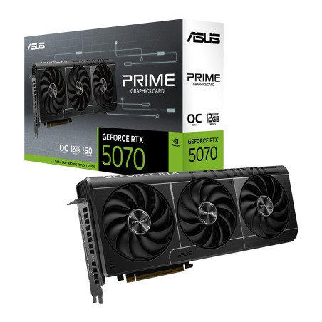 Tarjeta de Video ASUS Prime RTX 5070 O12G 12GB GDDR7 PCIe 5.0 Triple Fan