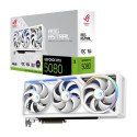 Tarjeta de Video ASUS ROG Astral RTX 5080 O16G White 16GB GDDR7 PCIe 5.0 Triple Fan HDMI/DP