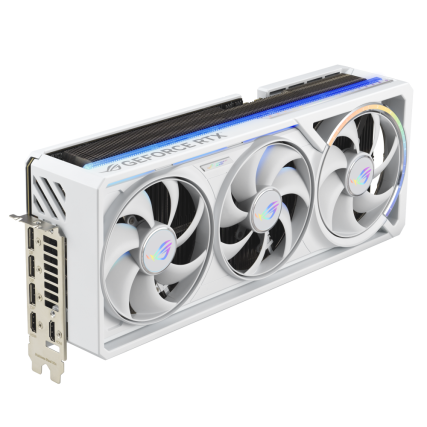 Tarjeta de Video ASUS ROG Astral RTX 5080 O16G White 16GB GDDR7 PCIe 5.0 Triple Fan HDMI/DP