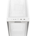Gabinete ASUS A21 Blanco Micro-ATX con Vidrio Templado, Panel de Malla y Soporte BTF | Sin Fuente