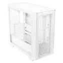 Gabinete ASUS A21 Blanco Micro-ATX con Vidrio Templado, Panel de Malla y Soporte BTF | Sin Fuente