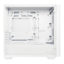 Gabinete ASUS A21 Blanco Micro-ATX con Vidrio Templado, Panel de Malla y Soporte BTF | Sin Fuente