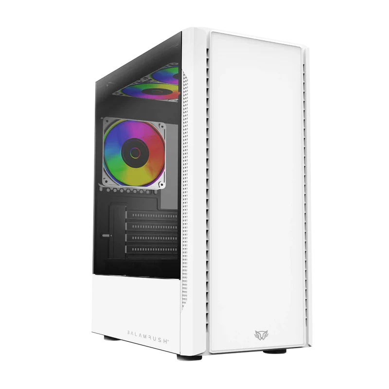 Gabinete Gamer Balam Rush NYX GI730 Micro-ATX Blanco con Cristal Templado y 3 Ventiladores RGB | BR-936101 Gabinete Gamer Balam Rush NYX GI730 Micro-ATX Blanco con Cristal Templado y 3 Ventiladores RGB | BR-936101