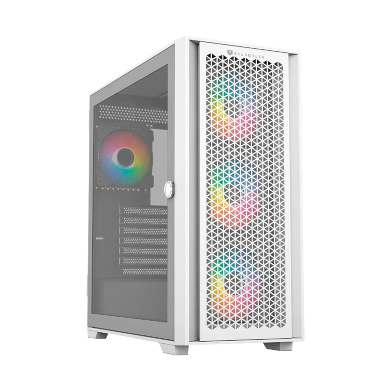 Gabinete Gamer Balam Rush Carbono Twin Mate 7000 ATX Blanco con Doble Panel, 4 Ventiladores ARGB y USB-C | BR-938808 Gabinete Gamer Balam Rush Carbono Twin Mate 7000 ATX Blanco con Doble Panel, 4 Ventiladores ARGB y USB-C | BR-938808