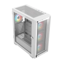 Gabinete Gamer Balam Rush Carbono Twin Mate 7000 ATX Blanco con Doble Panel, 4 Ventiladores ARGB y USB-C | BR-938808 Gabinete Gamer Balam Rush Carbono Twin Mate 7000 ATX Blanco con Doble Panel, 4 Ventiladores ARGB y USB-C | BR-938808