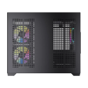Gabinete Gamer Balam Rush Tank Core Pro GI925 Micro-ATX Full Cristal Negro con 3 Ventiladores ARGB | BR-943840