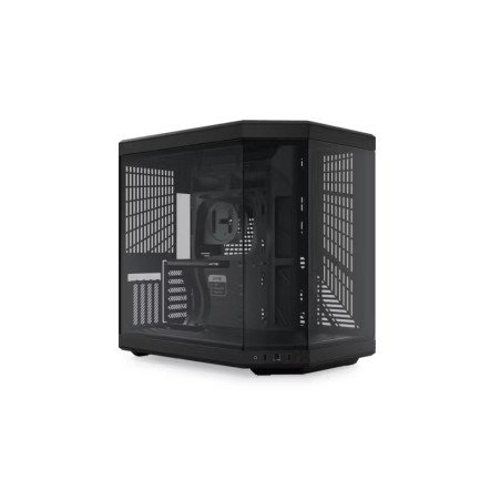Gabinete HYTE Y70 Negro Mid Tower  con Cable Riser Incluido, Vidrio Panorámico y Diseño Premium