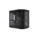 Gabinete HYTE Y70 Negro Mid Tower con Cable Riser Incluido, Vidrio Panorámico y Diseño Premium