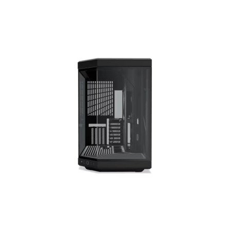 Gabinete HYTE Y70 Negro Mid Tower con Cable Riser Incluido, Vidrio Panorámico y Diseño Premium