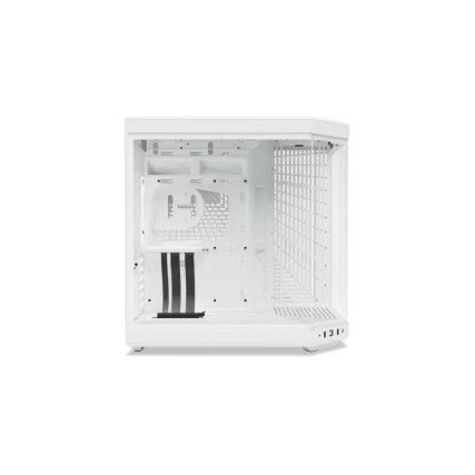 Gabinete HYTE Y70 Blanco Mid Tower con Cable Riser, Vidrio Panorámico y Diseño Premium