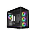 Gabinete Cooler Master Elite 600 Black ATX con 7 Ventiladores ARGB, Vidrio Templado y Alto Flujo de Aire