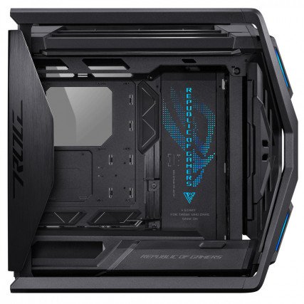 Gabinete ASUS ROG Hyperion GR701 Negro ATX Full Tower con Panel de Malla, Vidrio Templado y Alto Flujo de Aire (Sin Fuente)