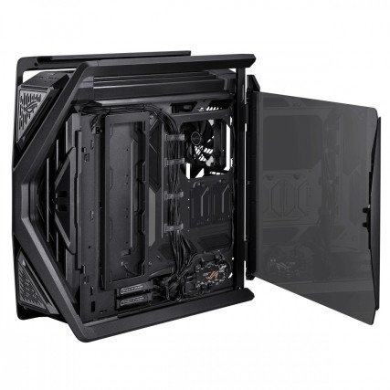 Gabinete ASUS ROG Hyperion GR701 Negro ATX Full Tower con Panel de Malla, Vidrio Templado y Alto Flujo de Aire (Sin Fuente)