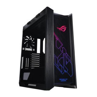 Gabinete ASUS ROG Strix Helios GX601 Negro E-ATX con Vidrio Templado, Iluminación RGB y 3 Ventiladores de 120 mm
