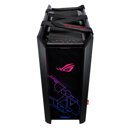 Gabinete ASUS ROG Strix Helios GX601 Negro E-ATX con Vidrio Templado, Iluminación RGB y 3 Ventiladores de 120 mm